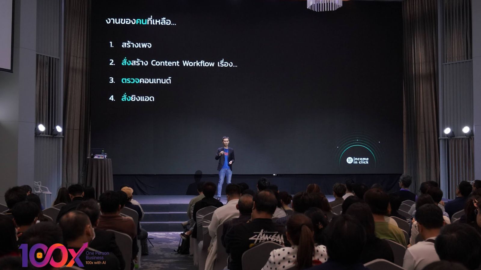 งาน 100x ยิงแอด 7 เพจ ตั๋วขายหมดใน 2 สัปดาห์